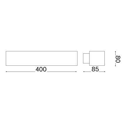 Ideal Lux - Светодиодный настенный светильник CRAFT LED/12W/230V CRI 90