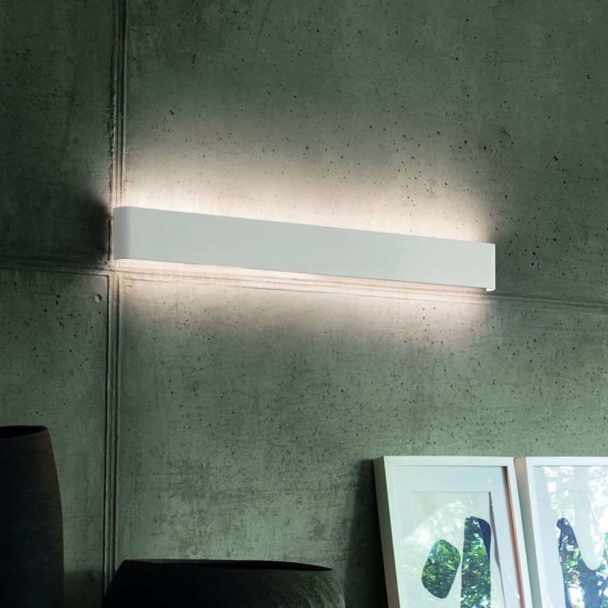 Ideal Lux - Светодиодный настенный светильник DELTA LED/30W/230V 3000K 83 см CRI 90 белый