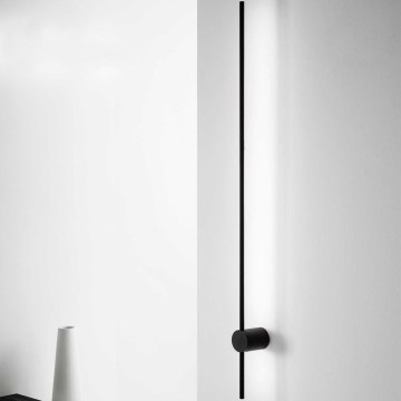 Ideal Lux - Светодиодный настенный светильник ESSENCE LED/19W/230V 2700K 124 см CRI 90 черный