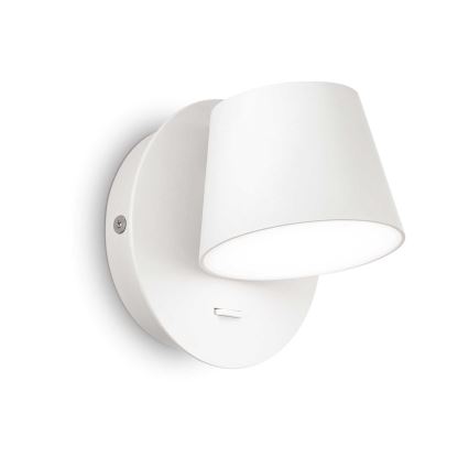Ideal Lux - Светодиодный настенный светильник GIM LED/6W/230V белый