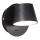 Ideal Lux - Светодиодный настенный светильник GIM LED/6W/230V черный