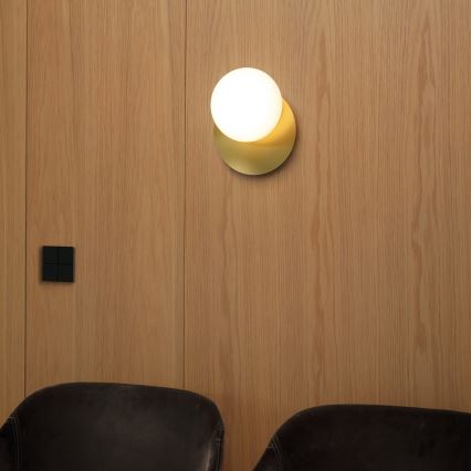Ideal Lux - Светодиодный настенный светильник NINFEA 1xGX53/9W/230V золотистый