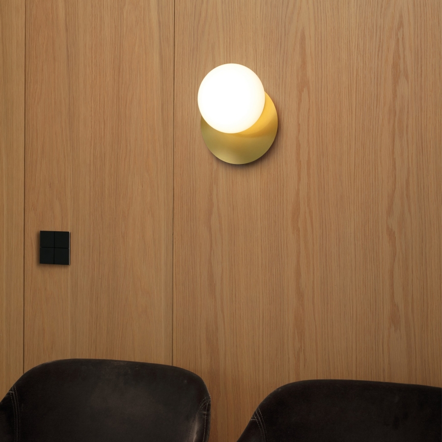 Ideal Lux - Светодиодный настенный светильник NINFEA 1xGX53/9W/230V золотистый