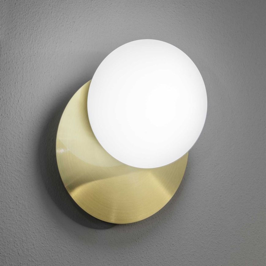 Ideal Lux - Светодиодный настенный светильник NINFEA 1xGX53/9W/230V золотистый