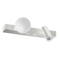 Ideal Lux - Светодиодный настенный светильник PING PONG 2xLED/3W/230V CRI 90 матовый хром