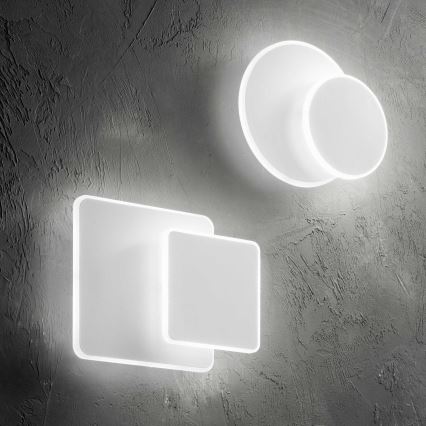 Ideal Lux - Светодиодный настенный светильник POUCHE LED/14W/230V белый