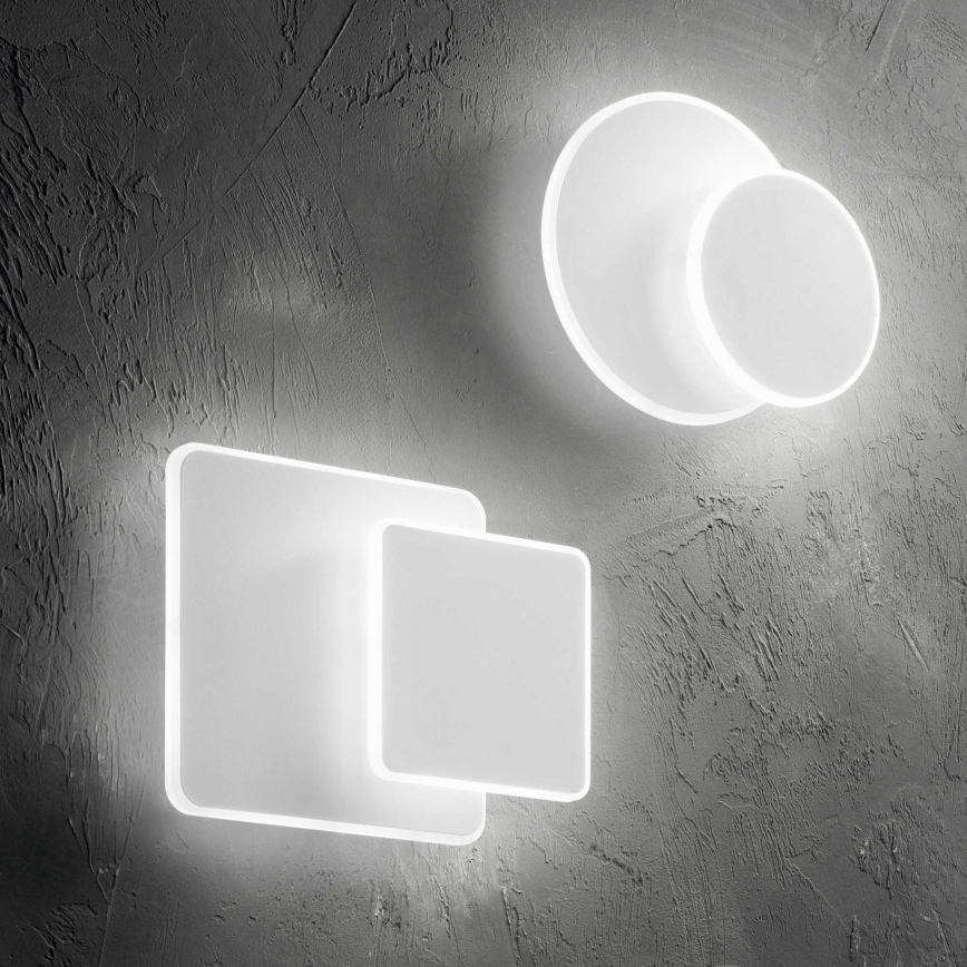 Ideal Lux - Светодиодный настенный светильник POUCHE LED/14W/230V белый