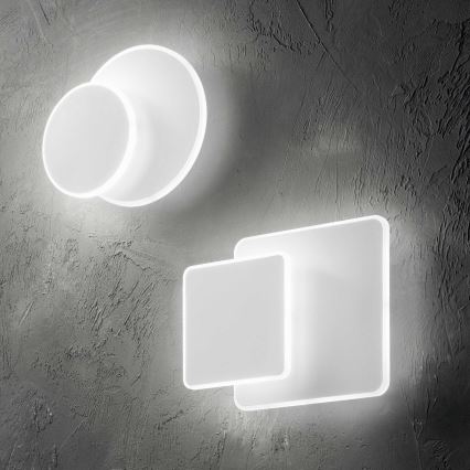 Ideal Lux - Светодиодный настенный светильник POUCHE LED/14W/230V белый