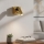 Ideal Lux - Светодиодный настенный точечный светильник BEAN LED/3W/230V CRI 90 золотистый