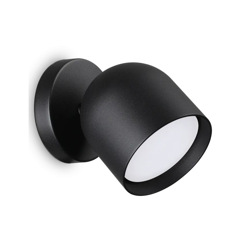 Ideal Lux - Светодиодный настенный точечный светильник DODO 1xGX53/9W/230V черный