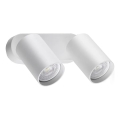 Ideal Lux - Светодиодный настенный точечный светильник DYNAMITE 2xGU10/7W/230V CRI 90 белый