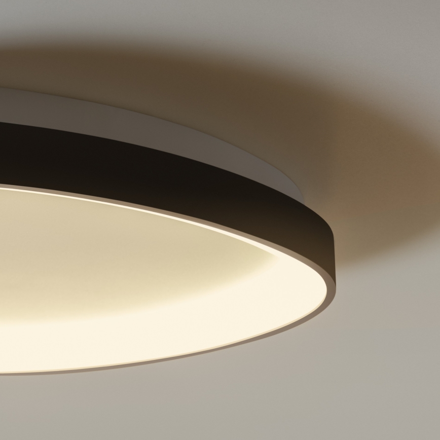 Ideal Lux - Светодиодный потолочный светильник GEMINI LED/30W/230V диаметр 61 см CRI 90 черный