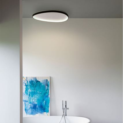 Ideal Lux - Светодиодный потолочный светильник GEMINI LED/42W/230V диаметр 81 см CRI 90 черный