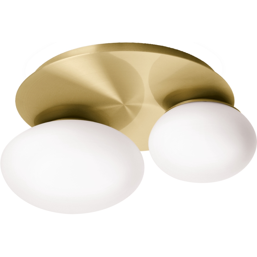 Ideal Lux - Светодиодный потолочный светильник NINFEA 2xLED/9W/230V золотистый