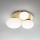 Ideal Lux - Светодиодный потолочный светильник NINFEA 3xGX53/9W/230V золотистый