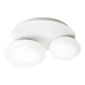 Ideal Lux - Светодиодный потолочный светильник NINFEA 2xGX53/9W/230V белый