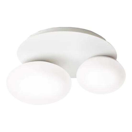 Ideal Lux - Светодиодный потолочный светильник NINFEA 2xGX53/9W/230V белый