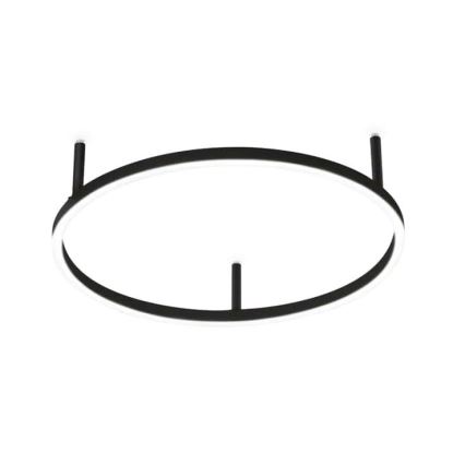 Ideal Lux - Светодиодный потолочный светильник ORACLE SLIM LED/32W/230V 3000K диаметр 50 см черный