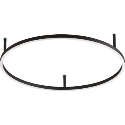 Ideal Lux - Светодиодный потолочный светильник ORACLE SLIM LED/37W/230V 2700K диаметр 70 см черный
