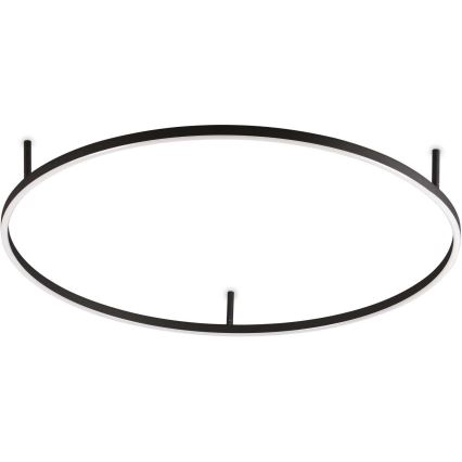 Ideal Lux - Светодиодный потолочный светильник ORACLE SLIM LED/55W/230V 3000K диаметр 90 см черный