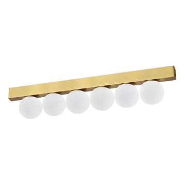 Ideal Lux - Светодиодный потолочный светильник PING PONG 6xLED/3W/230V CRI 90 латунь