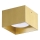 Ideal Lux - Светодиодный потолочный светильник SPIKE 1xGX53/9W/230V золотистый