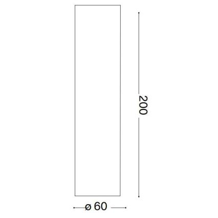 Ideal Lux - Светодиодный точечный светильник LOOK 1xGU10/7W/230V CRI 90 черный