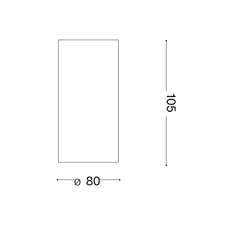 Ideal Lux - Светодиодный точечный светильник NITRO LED/10W/230V диаметр 8 см CRI 90 белый