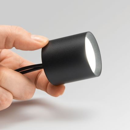 Ideal Lux - Светодиодный точечный светильник с регулированием яркости NITRO LED/4W/230V диаметр 4,2 см CRI 90 черный