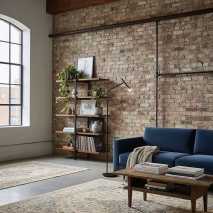 Ideal Lux - Светодиодный торшер DIESIS LED/4,5W/230V CRI 95 черный