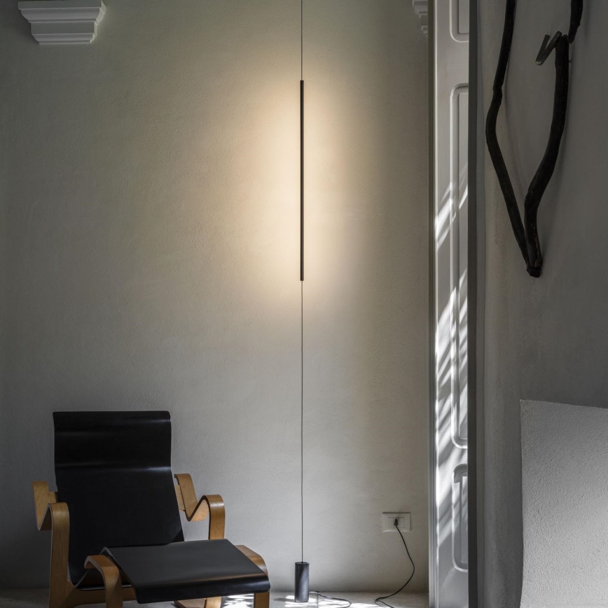 Ideal Lux - Светодиодный торшер FILO LED/14W/230V 2700K CRI 90 черный