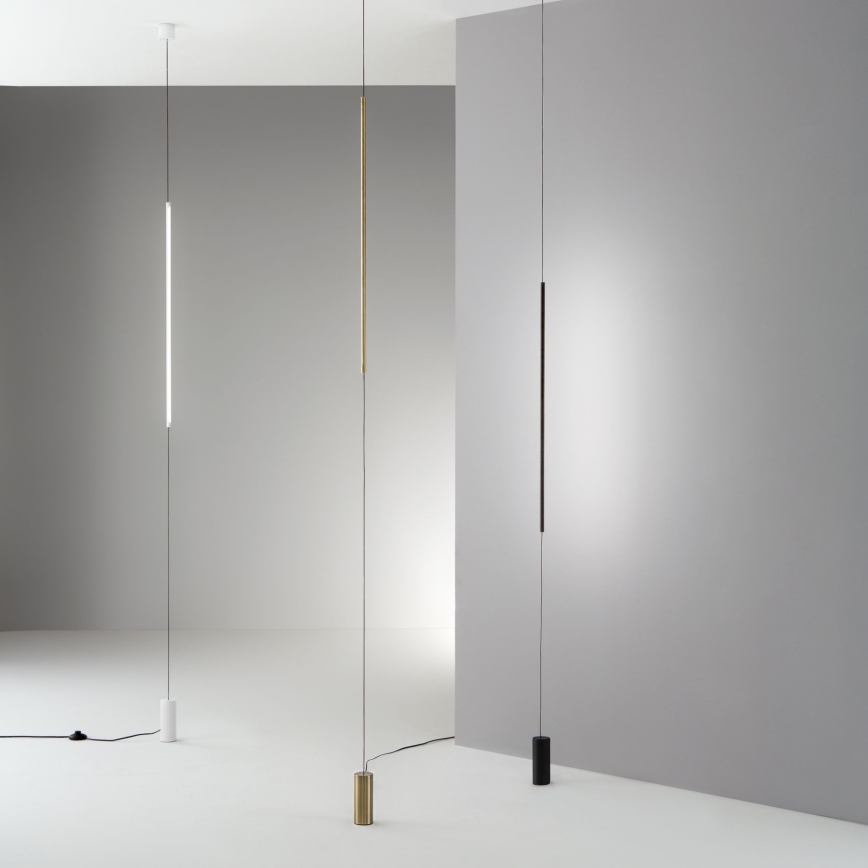 Ideal Lux - Светодиодный торшер FILO LED/14W/230V 2700K CRI 90 черный