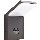 Ideal Lux - Светодиодный уличный светильник с датчиком STYLE LED/9W/230V 4000K CRI 90 IP54 антрацит