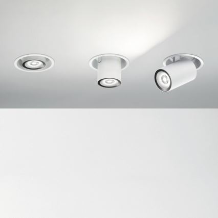 Ideal Lux - Светодиодный встроенный точечный светильник NOVA LED/12W/230V CRI90 черный