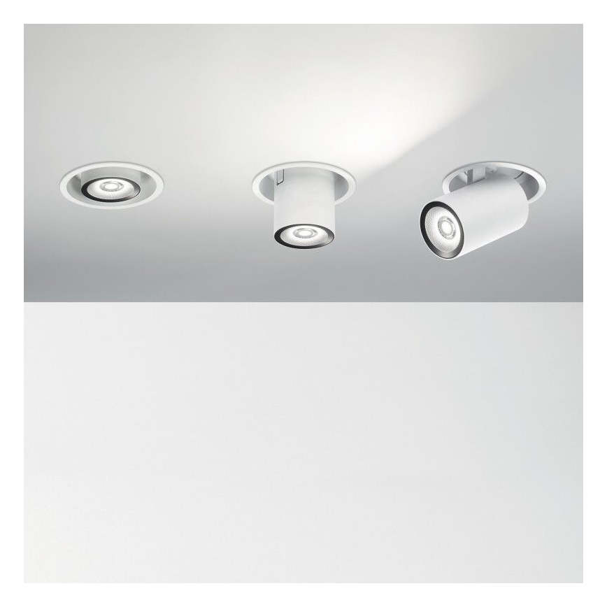 Ideal Lux - Светодиодный встроенный точечный светильник NOVA LED/12W/230V CRI90 черный