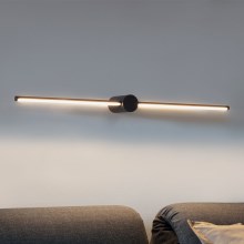 Ideal Lux - Светодиодная подсветка для зеркала в ванной комнате FILO LED/12,5W/230V IP44 черный