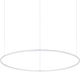 Ideal Lux - Светодиодная подвесная люстра HULAHOOP LED/46W/230V диаметр 100 см белый