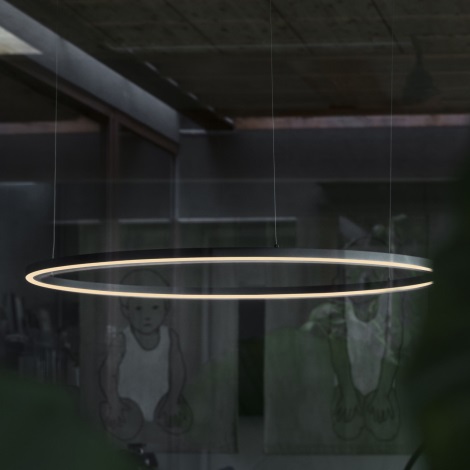 Ideal Lux - Светодиодная подвесная люстра ORACLE LED/55W/230V черный