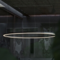 Ideal Lux - Светодиодная подвесная люстра ORACLE LED/55W/230V диаметр 90 см черный
