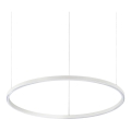 Ideal Lux - Светодиодная подвесная люстра ORACLE SLIM LED/38W/230V диаметр 70 см белый