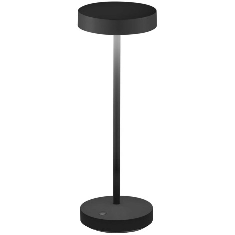 Ideal Lux - Светодиодная сенсорная аккумуляторная лампа TOFFEE LED/2W/5V IP54 черный