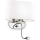 Ideal Lux - Светодиодный настенная лампа 1xE14/40W/230V + LED/1W белый/блестящий хром