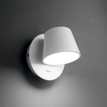 Ideal Lux - Светодиодный настенный светильник GIM LED/6W/230V белый