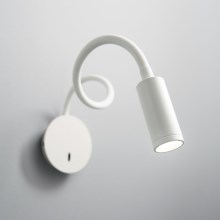 Ideal Lux - Светодиодный настенный точечный светильник FOCUS LED/3,5W/230V CRI 90 белый