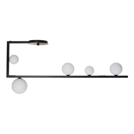 Ideal Lux - Світлодіодна люстра на штанзі BIRDS 5xG9/3W/230V чорний/золотий