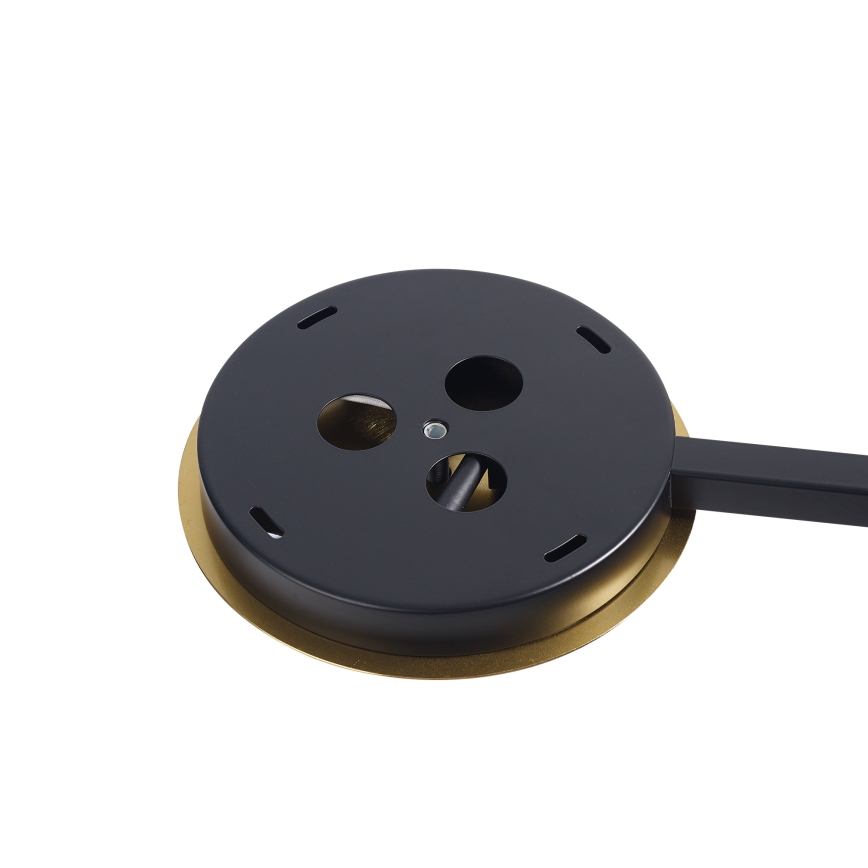Ideal Lux - Світлодіодна люстра на штанзі BIRDS 5xG9/3W/230V чорний/золотий