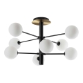 Ideal Lux - Світлодіодна люстра на штанзі COSMOPOLITAN 8xG9/3W/230V діаметр 64 см чорний