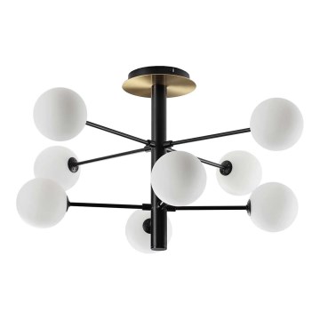 Ideal Lux - Світлодіодна люстра на штанзі COSMOPOLITAN 8xG9/3W/230V діаметр 64 см чорний