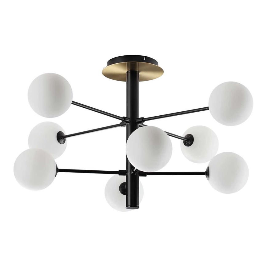 Ideal Lux - Світлодіодна люстра на штанзі COSMOPOLITAN 8xG9/3W/230V діаметр 64 см чорний