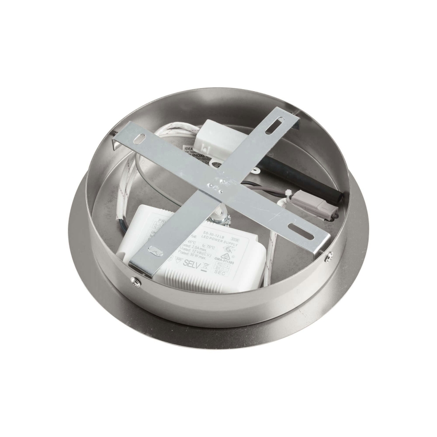 Ideal Lux - Світлодіодна люстра на штанзі EQUINOXE 12xG4/2W/230V діаметр 124 см глянцевий хром/прозорий